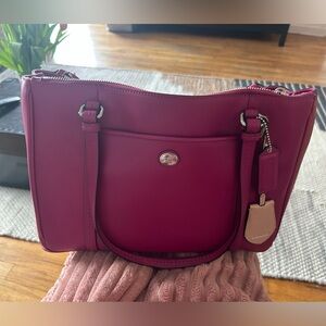 Pink coach bag